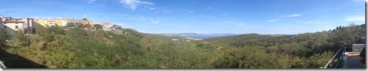 Panoramique depuis Labin